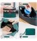 Double Layer Zipper Makeup Bag Cosmetic bag Clear Travel Cosmetic Storage Case Toiletry Bag Water-resistant for Women